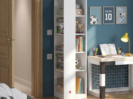 Biblioteca de colt WHITE