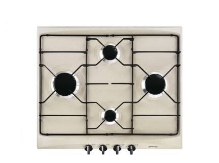 Plita incorporabila pe gaz SmegSelezione Aesthetic S264AV2, 60 cm, inox