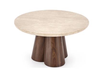 Masuta FRIDA din MDF furniruit trafertin/ nuc 80xH46cm