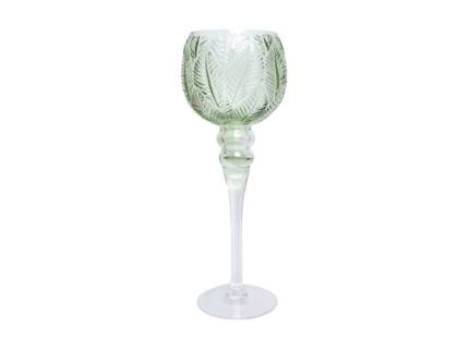 Cupa mare sticla verde 13x35cm