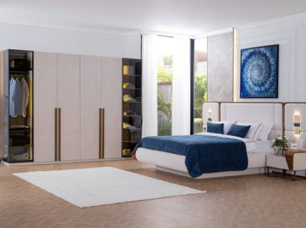 Dormitor LINA CU PAT DE 160X200CM