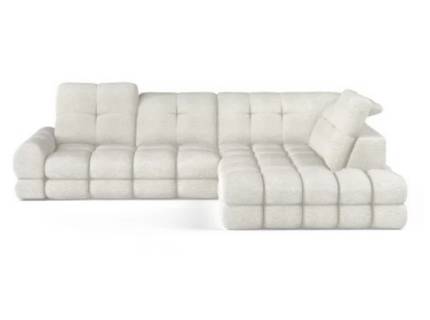 Coltar cu reglaj electric TOLLO L cu lada pentru depozitare, tetiere reblabile, personalizabil 302x217cm