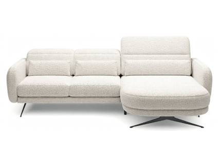 Coltar cu reglaj electric BARILLO S cu tetiere reglabile, personalizabil 261x170cm