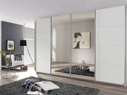 Dulap alb alpin/oglinda 316x230x62cm SYNCRONO