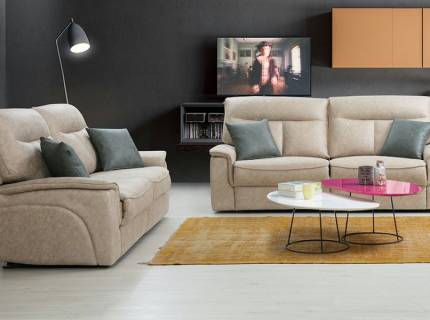 Canapea confortabila fixa GALA 210x90cm personalizabil