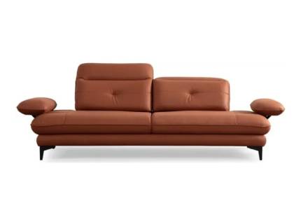 Canapea fixa TORINO cu tetiere reglabile, spatar ajustabil, cotiere reglabile, personalizabila 240x95cm