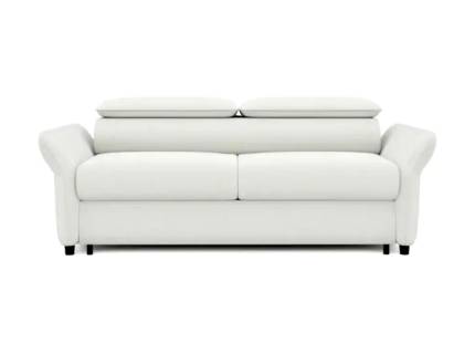 Canapea extensibila (160cm) MANZO cu tetiere reglabile, personalizabila 219x108cm 