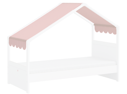 Copertina laterala roz pentru acoperis MONTES WHITE 