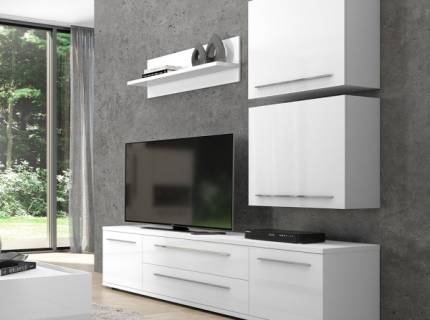 Set living mini PIANO WHITE