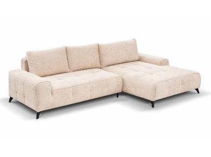 Coltar extensibil ATHENA cu lada pentru depozitare, personalizabil 290x175cm