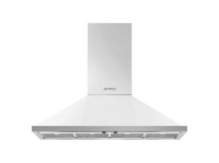 Hota semineu Smeg Portofino KPF12WH, 120 cm, alb