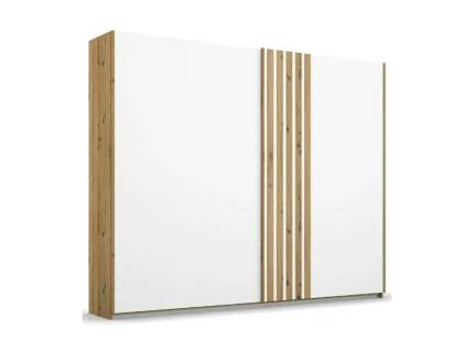 Dulap cu usi glisante MOSBACH 226x210x62cm stejar Artisan/ alb alpin 