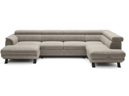 Coltar extensibil RAVEN XL cu lada pentru depozitare, tetiere reglabile, personalizabil 334x198x162cm