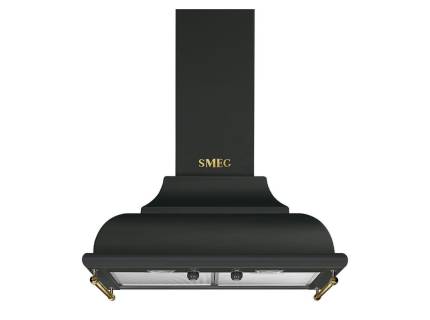 Hota semineu Smeg Cortina KC16AOE, 60 cm, antracit, retro