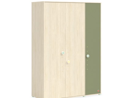 Dulap cu 3 usi MONTES BABY NATURAL 
