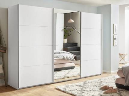 Dulap alb alpin/ oglinda 271x229x62cm KULMBACH