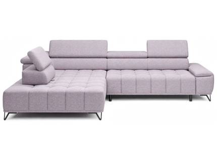 Coltar cu reglaj electric PALLADIO L cu tetiere reglabile, personalizabil 320x220cm