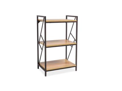 Etajera cu 3 rafturi TABLO R3 60x99x40cm stejar/ negru