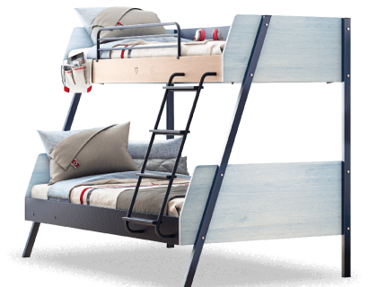 Pat supraetajat (90x200-120x200cm) TRIO 