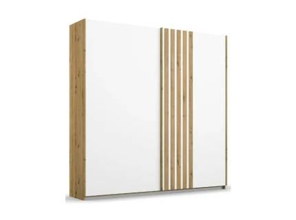 Dulap cu usi glisante MOSBACH 181x210x62cm stejar Artisan/ alb alpin 