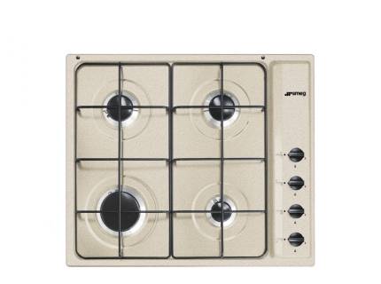 Plita incorporabila pe gaz SmegSelezione Aesthetic S64SAV2, 60 cm, inox