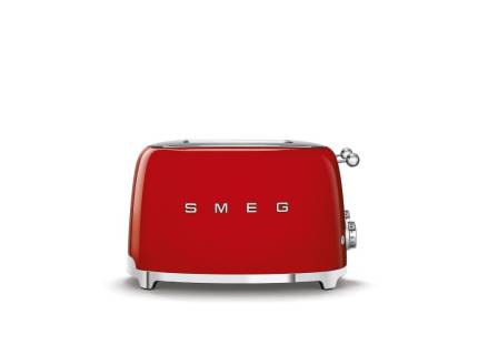 Prajitor de paine Smeg TSF03RDEU, 2000 W, rosu, retro