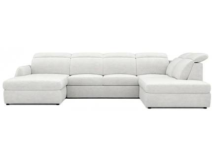 Coltar extensibil SANCHO XL cu tetiere reglabile, lada pentru depozitare, personalizabil 346x229x185cm