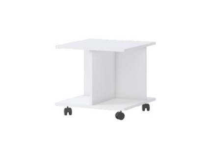 Masuta cu roti 55x55cm KIKI WHITE