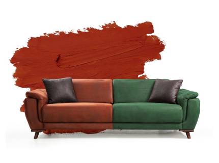 Canapea fixa ARMANI cu tetiere reglabile 235x95cm personalizabil