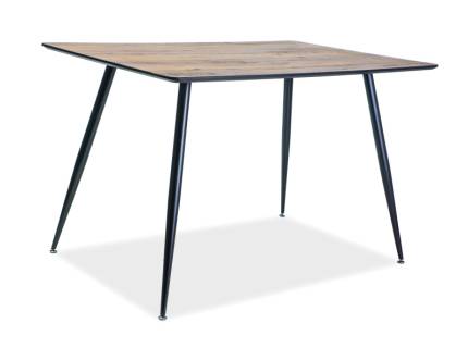 Masa REMUS WALNUT din MDF nuc, metal negru 120x80xH75cm