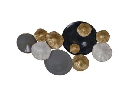 Decoratiune perete metal 68.5x25x4.5cm