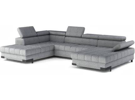 Coltar extensibil SELVA XL cu lada pentru depozitare, tetiere reglabile, personalizabil 223x339x173cm