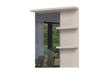 Oglinda cu raft OPERA 76x89cm casmir