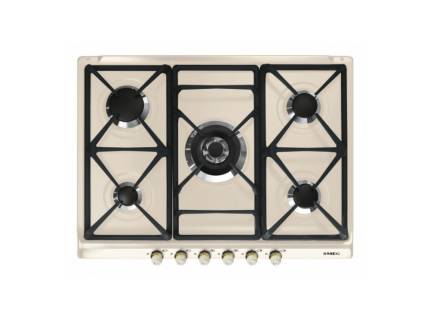 Plita incorporabila pe gaz Smeg Cortina SR775PO, 70 cm, crem