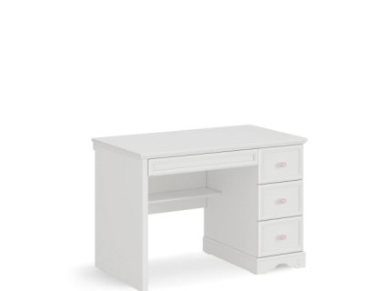 Birou mic cu 4 sertare RUSTIC 108x62xH75cm alb