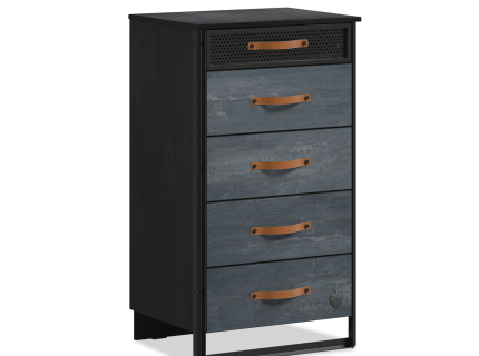 Comoda inalta DARK METAL 