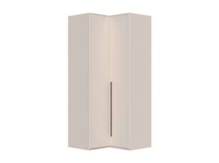 Dulap de colt cu 2 usi cu balamale OPERA casmir, manere maro