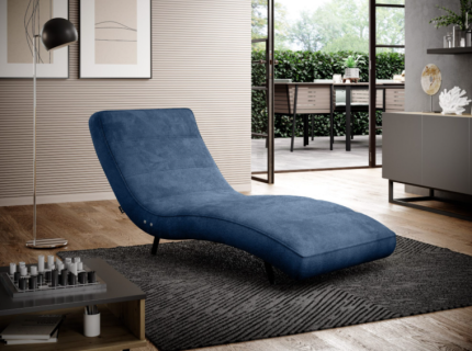 Fotoliu tip sezlong KOBE cu reglaj electric, personalizabil 75x158-178xH58-86cm