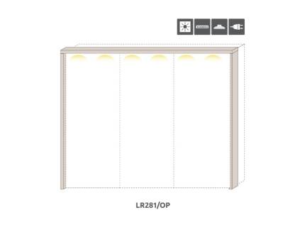Rama passepartout dulap cu LED 272cm OPERA  