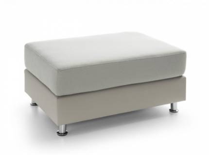 Taburet UNIVERSAL X design minimalist, picioare metalice, personalizabil 85x65xH43cm