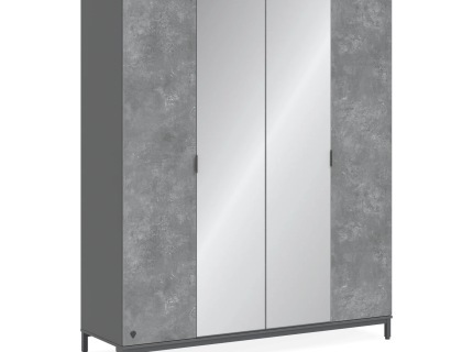 Dulap cu 4 usi SPACE GREY 