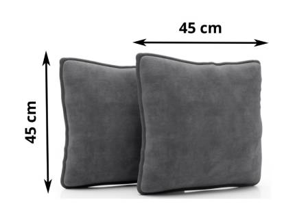 Set 2 perne 45x45cm LUX