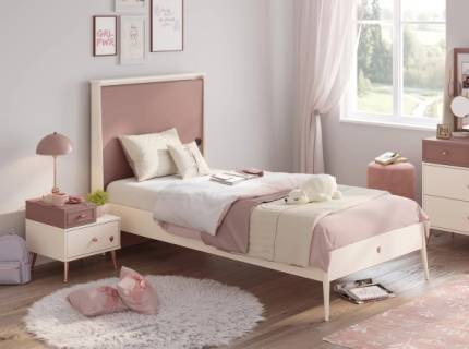 Pat cu tablie (100x200cm) ELEGANCE