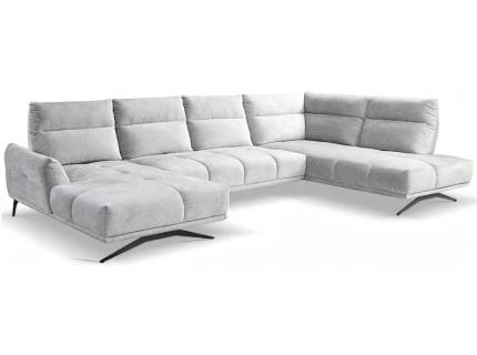Coltar GIOVANNI U fix cu spatar reglabil, personalizabil 236x385x195cm
