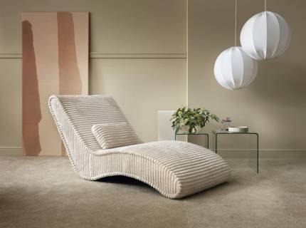 Fotoliu tip sezlong SATO 80 confortabil, cu design minimalist, perna lombara, personalizabil 79x168xH80cm