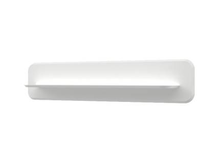 Raft suspendat GALET 140x30x24cm alb mat