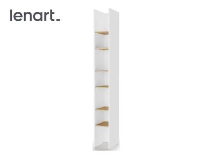 LENART BED CONCEPT BC-24 biblioteca 27x40x218cm alb mat