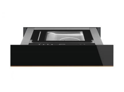Sertar termic incorporabil Smeg Dolce Stil Novo CPV615NR, black, 15 cm