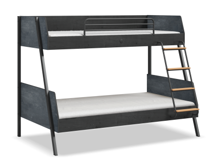 Pat supraetajat (90x200-120x200cm) DARK METAL