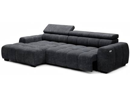 Coltar cu reglaj electric BULL S cu tetiere reglabile, personalizabil 285x168cm